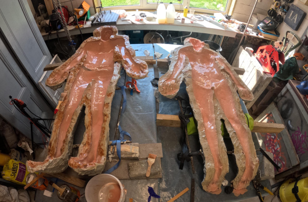 Body casting process, AwithA workshop, 2026
