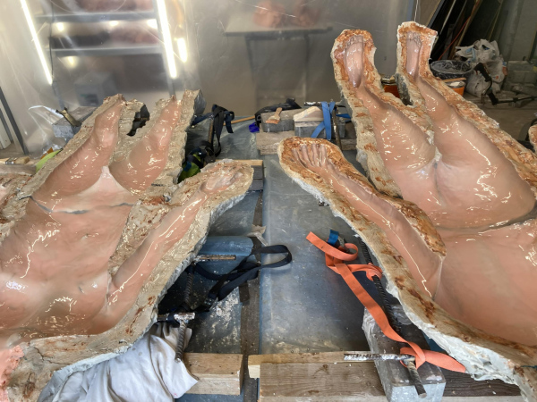 Body casting process, AwithA Workshop, 2026